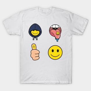 Hydro Sticker Pack - Smiley face stickers T-Shirt